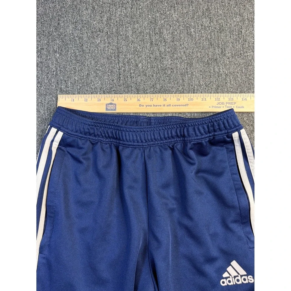 Adidas Aeroready Soccer Training Pants Mens Medium Navy Blue 3-Stripe‎ Track